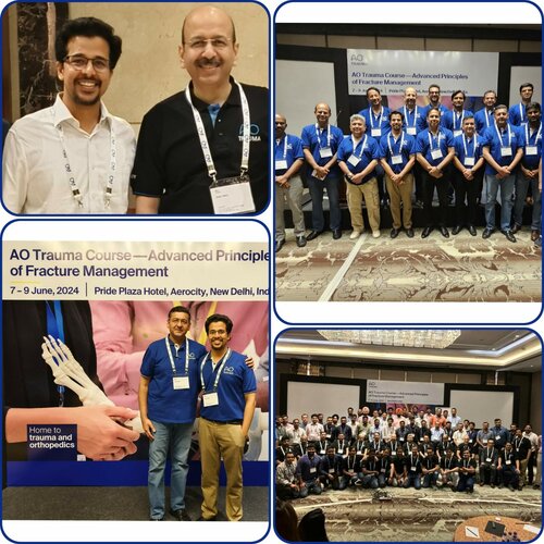 Dr. Archit Agarwal as Faculty at AO Trauma Course 2024 in New Delhi|Dr Archit Agarwal|Dehradun,Dehradun