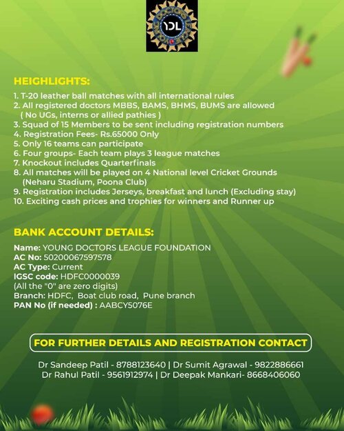YOUNG DOCTORS LEAGUE FOUNDATION|Sadashi Peth,Pune