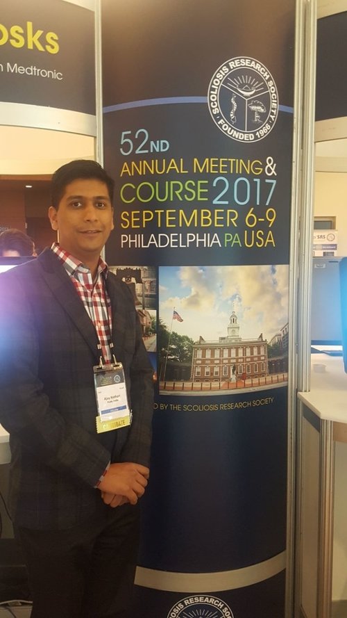 Dr. Ajay Kothari Scoliosis research society meeting in Philadelphia USA.|Dr. Ajay Kothari - Spine Surgeon|Shivaji Nagar,Pune
