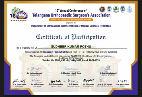 Dr. Sudheer Kumar Pothu|Sanath Nagar,Hyderabad