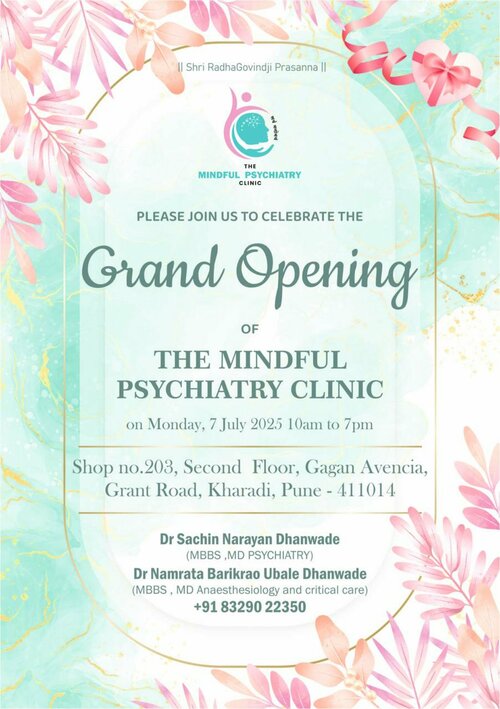 The Mindful Psychiatry Clinic|Kharadi,Pune