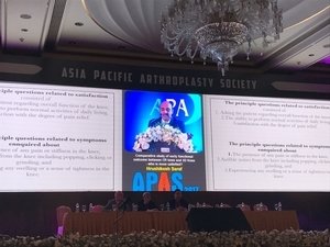 Dr.Hrushikesh Saraf at ASIA PACIFIC ARTHROPLASTY S0CIETY