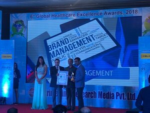 Dr. Bhushan Joshi felicitated at Global Health Excellence Award