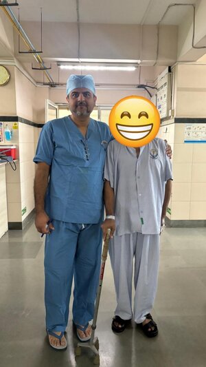 Photo : Happy patient