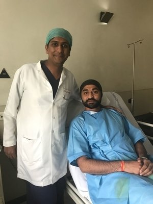 Non- surgical treatment to the Ex Indian Hockey Captain Mr. Sandeep Singh - Dr. Ajay Kothari - Spine Surgeon | Shivaji Nagar, Pune