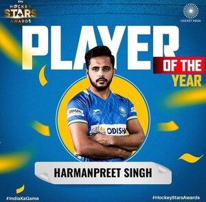 Photo : Dr. Arora successfully treats Harmanpreet Singh - Vice-Captain of Indian Hockey team